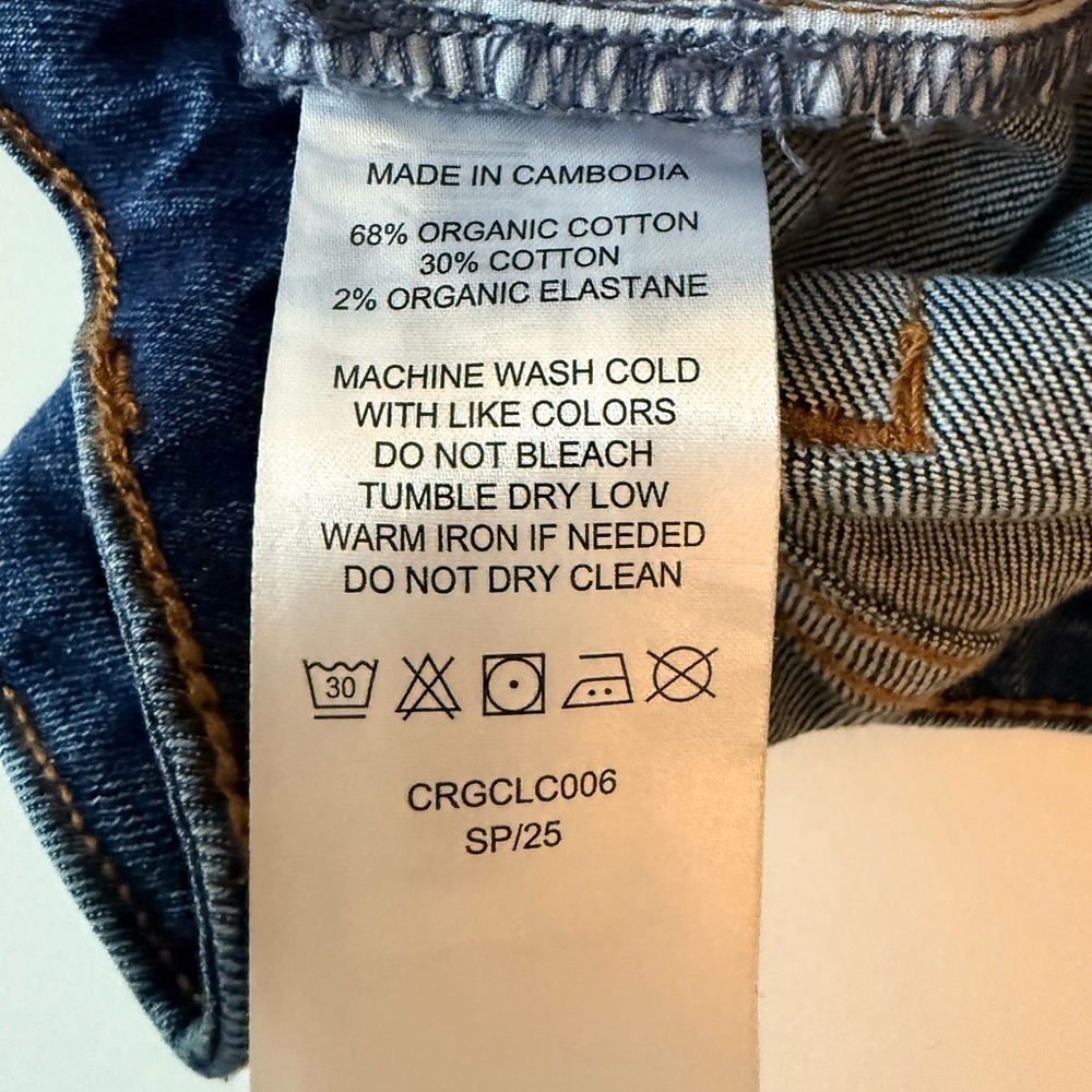 Quince Warren Stretch Slim Straight Jeans 35x34 - Picture 6 of 9